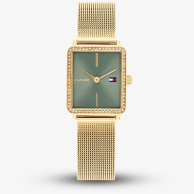 Tommy Hilfiger Ladies Tea Green Dial Watch 1782791