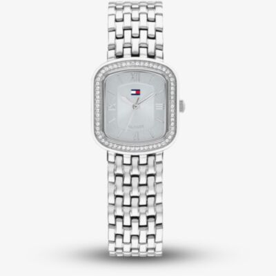 Tommy Hilfiger Ladies Abby Square Blue Dial Bracelet Watch 1782921