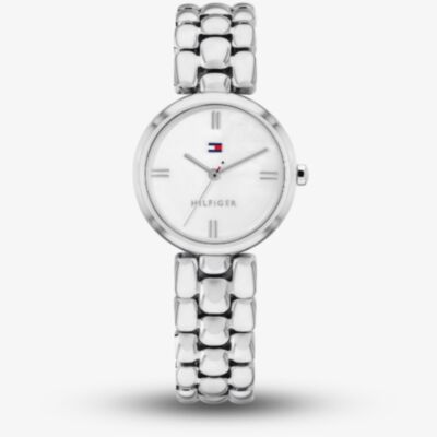 Tommy Hilfiger Ladies Annie White Mother of Pearl Dial Bracelet Watch Dl 1782929
