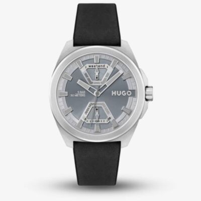 HUGO Mens #Expose Grey Dial Watch 1530240