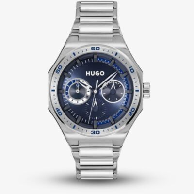 HUGO Mens #Grail Sport Blue Dial Bracelet Watch 1530400