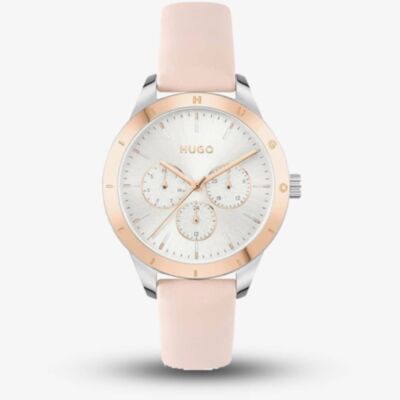 HUGO Ladies #Friend Pink Watch 1540117