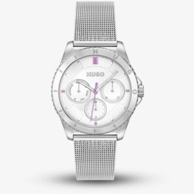 HUGO #Dance Silver Mesh Watch 1540162