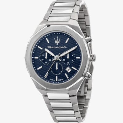 Maserati Mens Stile Blue Dial Chronograph Watch R8873642006