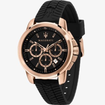 Maserati Mens Successo Rubber Strap Watch R8871621012