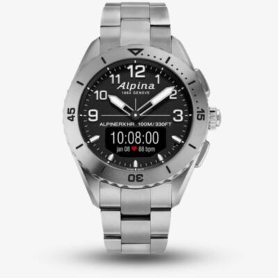 ALPINA AlpinerX Alive Titanium Smartwatch AL284LBBW5TAQ1B