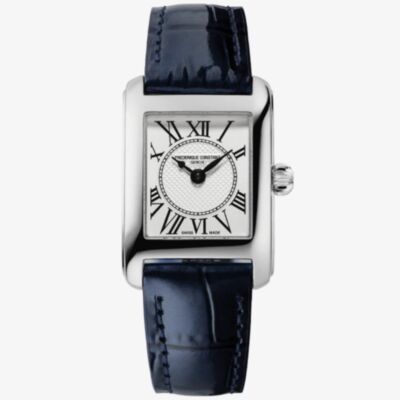 Frederique Constant Ladies Carree Classics Blue Strap Watch  FC-200MC16
