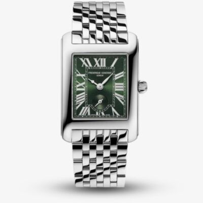 Frederique Constant Ladies Carree Green Dial Watch FC-235GR2C6B