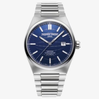 Frederique Constant Mens Highlife Blue Dial Chronometer Watch FC-303N4NH6B