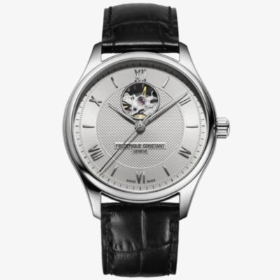Frederique Constant Mens Classics Heartbeat Automatic silver Dial Watch FC-310MS5B6