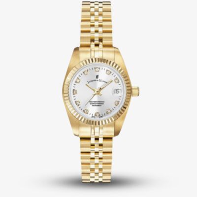 Jacques du Manoir Ladies Inspiration Elegance Gold Tone Watch NRO.12