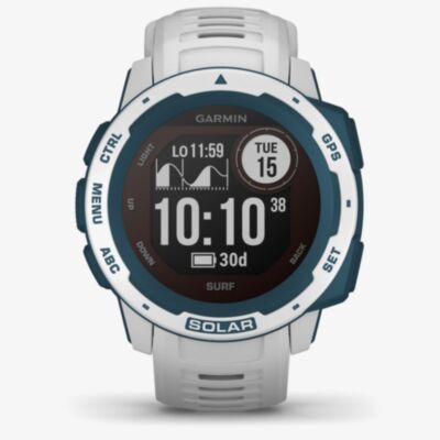 Garmin Instinct Solar Surf Edition Cloudbreak Rubber Strap Smartwatch 010-02293-08