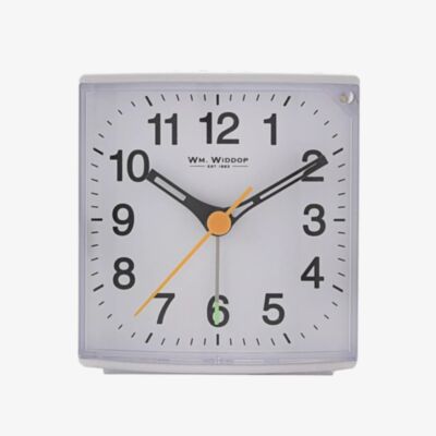 Hometime White Alarm Clock 5374W