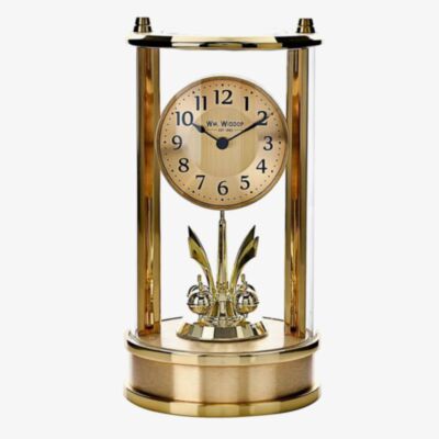 WM Widdop Gold Mantel Clock W2008G