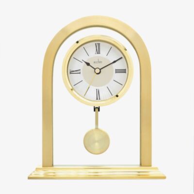 Acctim Colney Gold Tone Table Clock 36938