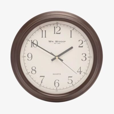 WM Widdop Classic Wooden Wall Clock W9803