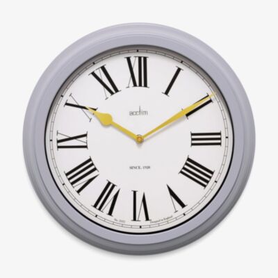 Acctim Turin Grey Wall Clock 22807