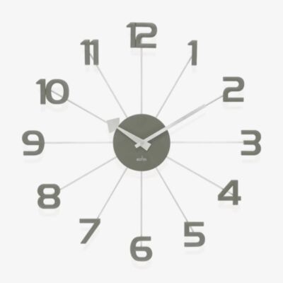 Acctim Astraea Grey & Silver Wall Clock 29027