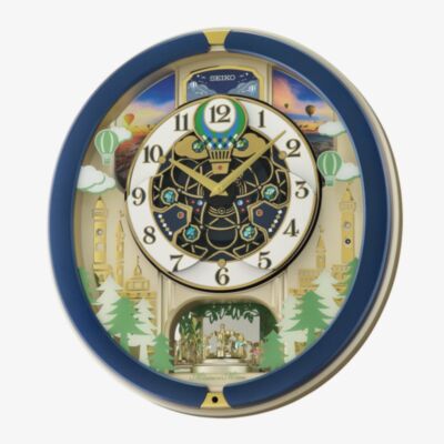 Seiko Melodies In Motion Multicoloured Dial Wall Clock QXM398L