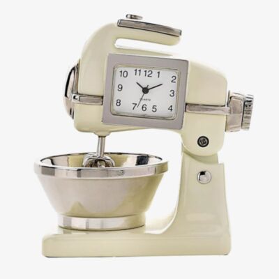 WM Widdop Miniature Food Mixer Mantel Clock 9610