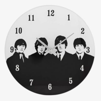 Hometime The 60s Rock Band Wall Clock W8062