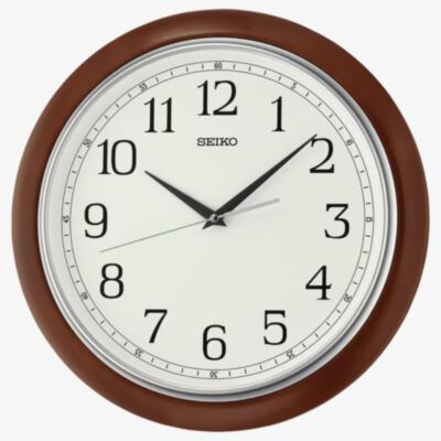 Seiko Clocks Timeless Wooden Wall Clock QXA813B