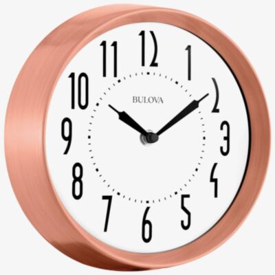 Bulova Cleaver 8" Wall Clock C4828