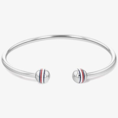 Tommy Hilfiger Ladies Logo Cuff Bangle 2780490