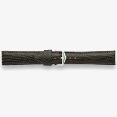 Darlena Chester Brown Leather Silver Buckle Watch Strap 1203