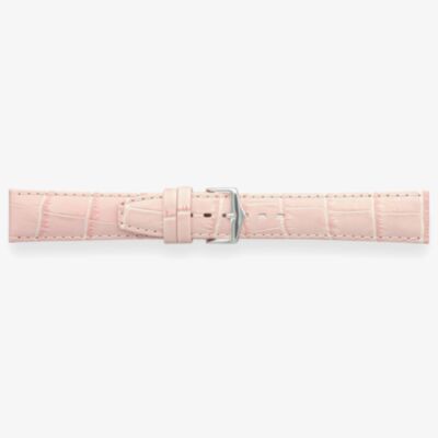 Darlena Lulworth Light Pink Leather Silver Buckle Watch Strap 1209