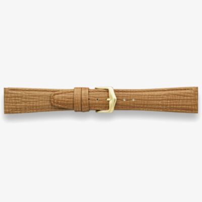 Darlena Huntingdon Tan Leather Gold Buckle Watch Strap 1205