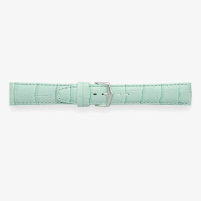 Darlena Lulworth Turquoise Croc Grain Leather Watch Strap LS1209 TURQ SS