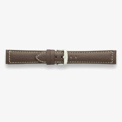 Darlena Wimborne Brown Padded Leather Watch Strap LS1398 BRN SS