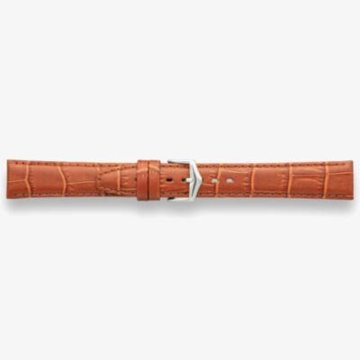 Darlena Lulworth Light Brown Leather Silver Buckle Watch Strap 1209W