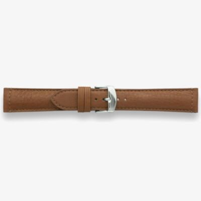 Darlena Woking Brown Leather Silver Buckle Watch Strap 1371