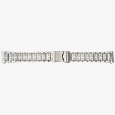 Darlena Silver Stainless Steel Centre Clasp Bracelet Watch Strap WB30101