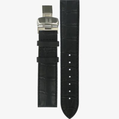 Tissot Le Locle 19mm Black Alligator Leather Watch Strap T600013405