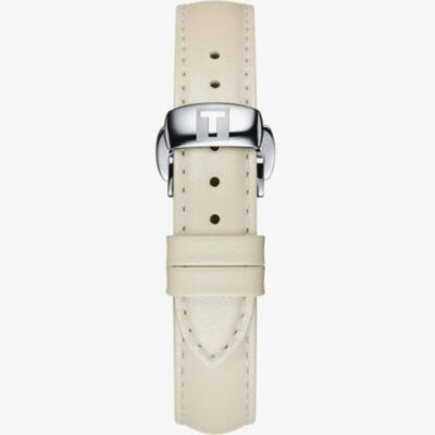 Tissot 15mm White Leather Watch Strap T610046072
