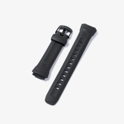 Casio Black Rubber Watch Strap 10243173
