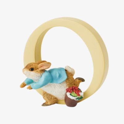 Peter Rabbit Decorative Peter Rabbit Running Letter O A5007