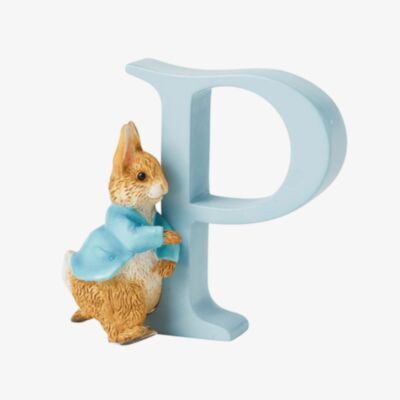 Peter Rabbit Decorative Peter Rabbit Letter P A5008