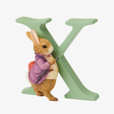 Peter Rabbit Decorative Old Mr Benjamin Bunny Letter X A5016
