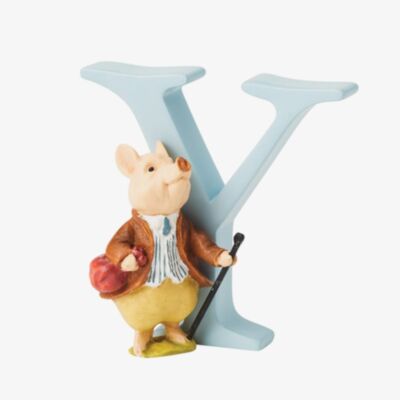 Peter Rabbit Decorative Pigling Bland Letter Y A5017