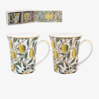 William Morris Set Of Two Fruits Mugs LP96992A