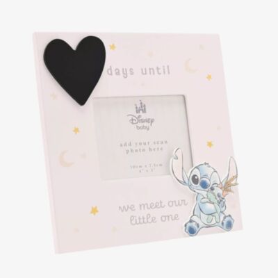 Disney Stitch Baby Countdown Scan 4x3 Inch Photo Frame DI2482