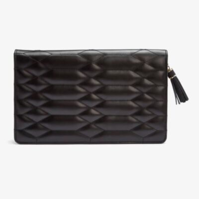 WOLF Caroline Black Portfolio Jewellery Box 324071