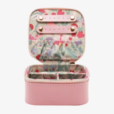Sophia Lane Pink & Green Floral Jewellery Box SP3797