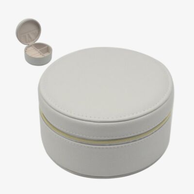 Round White Jewellery Box LP60583
