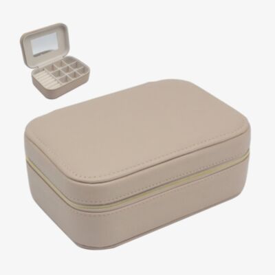 Square Beige Jewellery Box LP60587