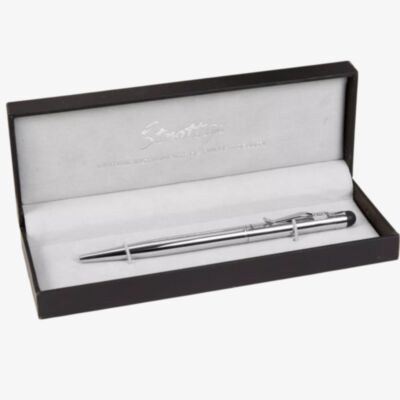 Stratton Silver Ballpoint Pen With Stylus ST1198